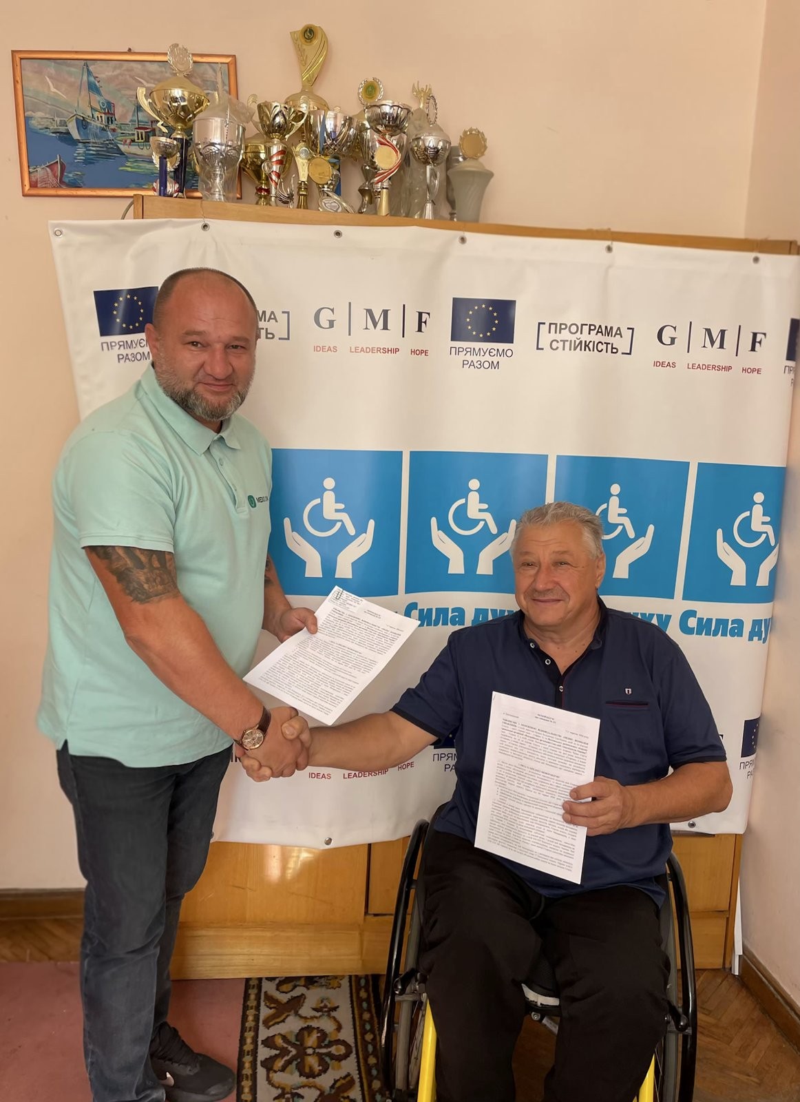 Представники «Медікс Опіка» та Полтавського осередку СОІУ